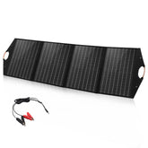 Cargador de panel solar plegable HAWEEL de 100 W, bolsa de viaje plegable, 100 W